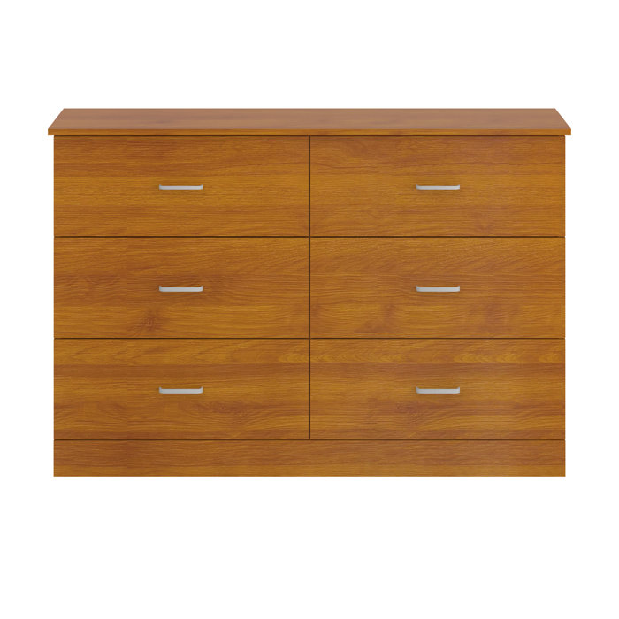 Wade Logan® Allyannah 6 Drawer Dresser Reviews Wayfair